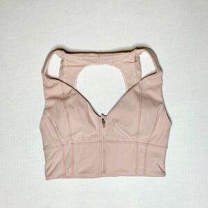 FP MOVEMENT FREE PEOPLE It's An Illusion Crop Lined Sports Yoga PINK S $78